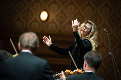 Pražské jaro: Barbara Hannigan & Česká filharmonie, 2. června 2026, Rudolfinum, Dvořákova síň – Barbara Hannigan (foto Petra Hajská)