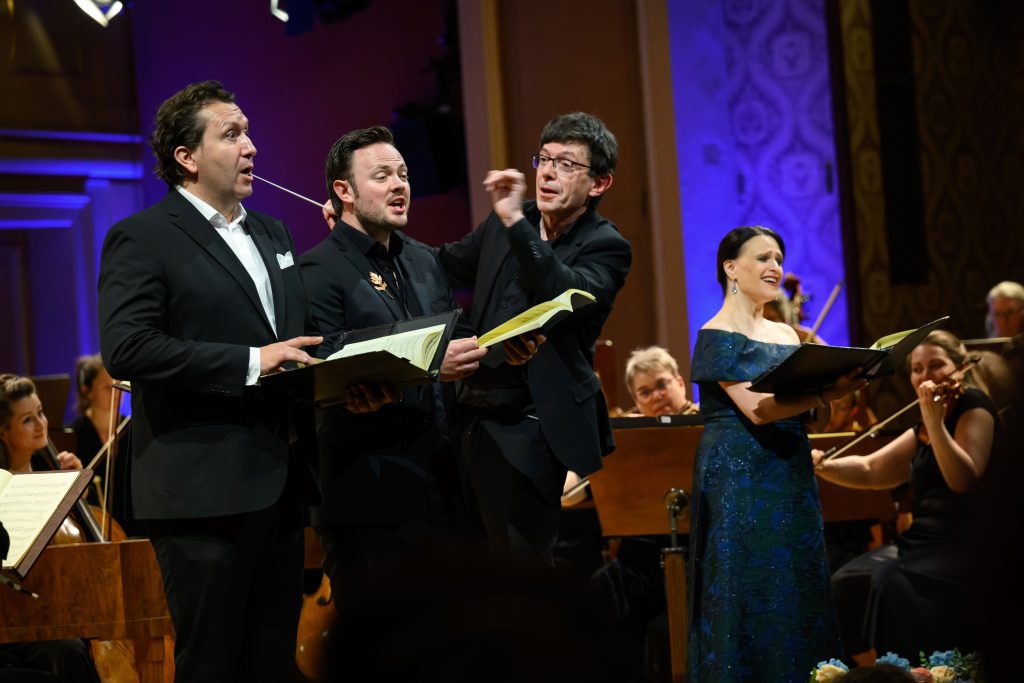 Pražské jaro: Stvoření / The Creation – Krešimir Stražanac, Nick Pritchard, Václav Luks, Robin Johannsen, 28. května 2026, Dvořákova síň, Rudolfinum, Praha (zdroj Pražské jaro, foto Petra Hajská)