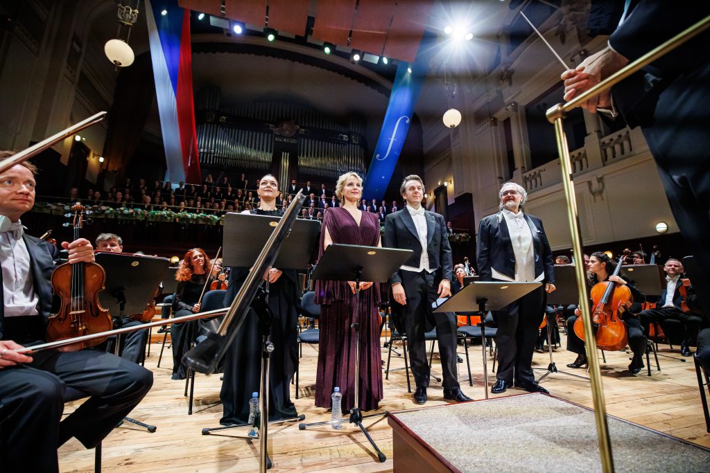Pražské jaro: Závěrečný koncert, 4. června 2026, Obecní dům, Smetanova síň – Eleonora Buratto, Elīna Garanča, Benjamin Bernheim, Riccardo Zanellato, Singverein der Gesellschaft der Musikfreunde in Wien a Sächsische Staatskapelle Dresden (foto Michal Fanta)