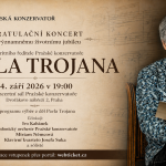 Pozvánka na Gratulační koncert Pavla Trojana