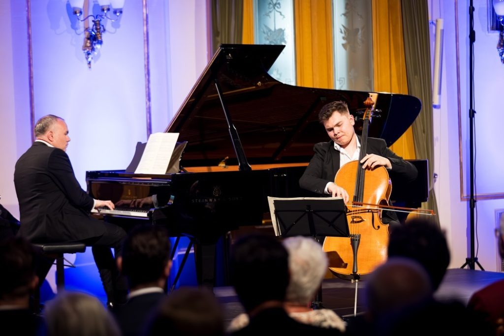 XXXI. ročník festivalu Concentus Moraviae: Kvarteto České filharmonie & Lukáš a David Marečkovi, 6. června 2026, Besední dům, Brno – David Mareček, Lukáš Mareček (foto Radek Míča)
