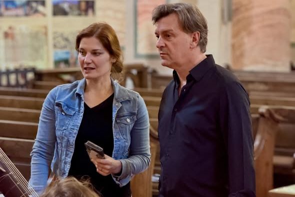 Tereza Válková a Tomáš Netopil (zdroj SILENTIUM! ensemble)