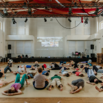 Sympozium Inner Speech as a Stage Gesture in Instant Composition – Lisa Nelson: online workshop, Žižkostel, Praha (foto Tereza Jakoubková)