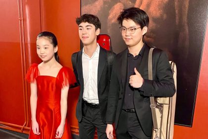 Jeongin Seo, Kai Gergov, Yige Chen (zdroj Kreutzer International Music Competition)