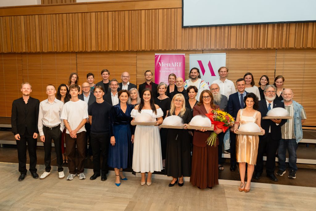 Stipendijní akademie MenART 2026: Ocenění pedagogové a komise (foto Jakub Čermák)