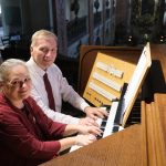 Mezinárodní varhanní festival: Šest století pro čtyři ruce a čtyři nohy, 6. srpna 2026, bazilika sv. Jakuba, Praha – Marie-Ange Leurent a Éric Lebrun (foto Yana Yushkevich)