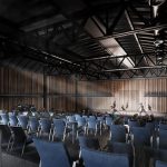Ateliér 38: vizualizace pavilonu G / Bílý dům na Černé louce (zdroj Národní divadlo moravskoslezské)
