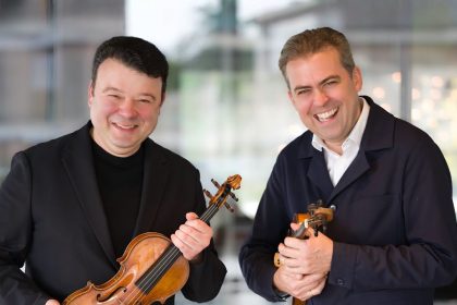 Vadim Gluzman a Evgeny Sinaiski (foto Ettore Causa)
