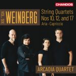 Weinberg Vol. 6: String Quartets 10, 12, 17 & Aria, Capriccio (zdroj Arcadia Quartet)