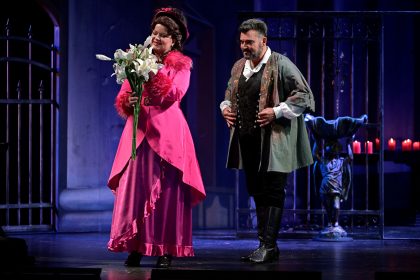Giacomo Puccini: Tosca – Petra Alvarez Šimková, Luciano Mastro (zdroj Národní divadlo moravskoslezské, foto Martin Popelář)