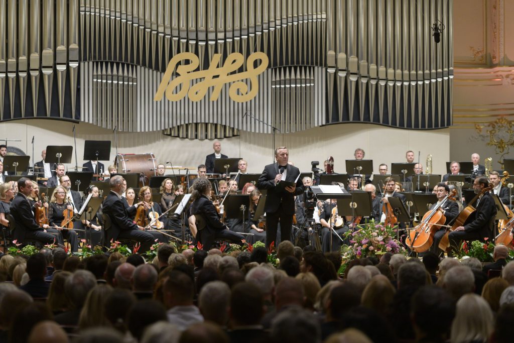 Marián Turner na Zahajovacím koncertu Bratislavských hudebních slavností, 19. září 2025 (foto Alexander Trizuljak)