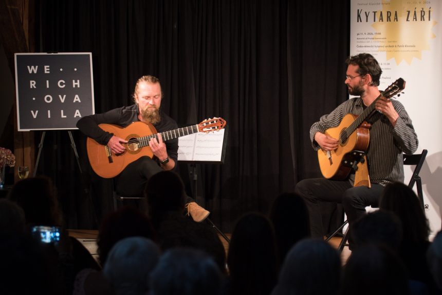 Sanity Guitar Duo, 13. září 2026, Werichova vila, Praha (zdroj Kytara září)