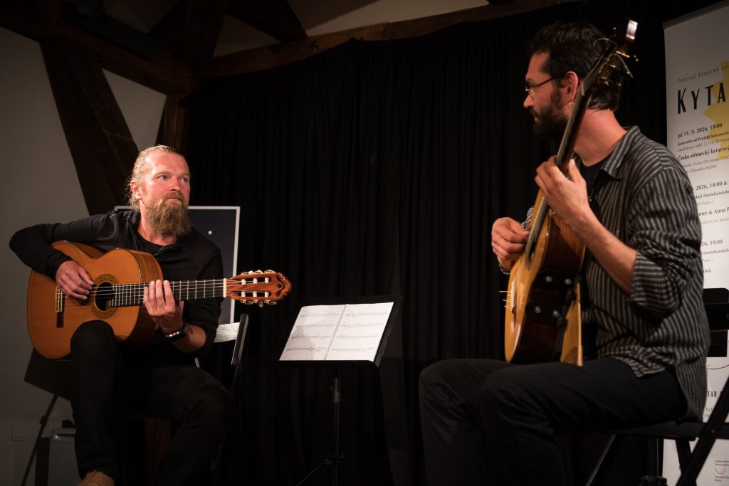Sanity Guitar Duo, 13. září 2026, Werichova vila, Praha (zdroj Kytara září)