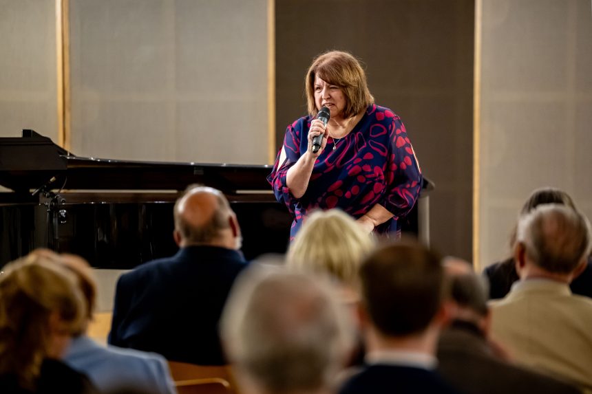 Gratulační koncert k životnímu jubileu doc. Věry Šustíkové: Věra Šustíková, 4. října 2026, Galerie HAMU, Lichtenštejnský palác, Praha (zdroj Společnost Zdeňka Fibicha, foto Radoslav Vnenčák)