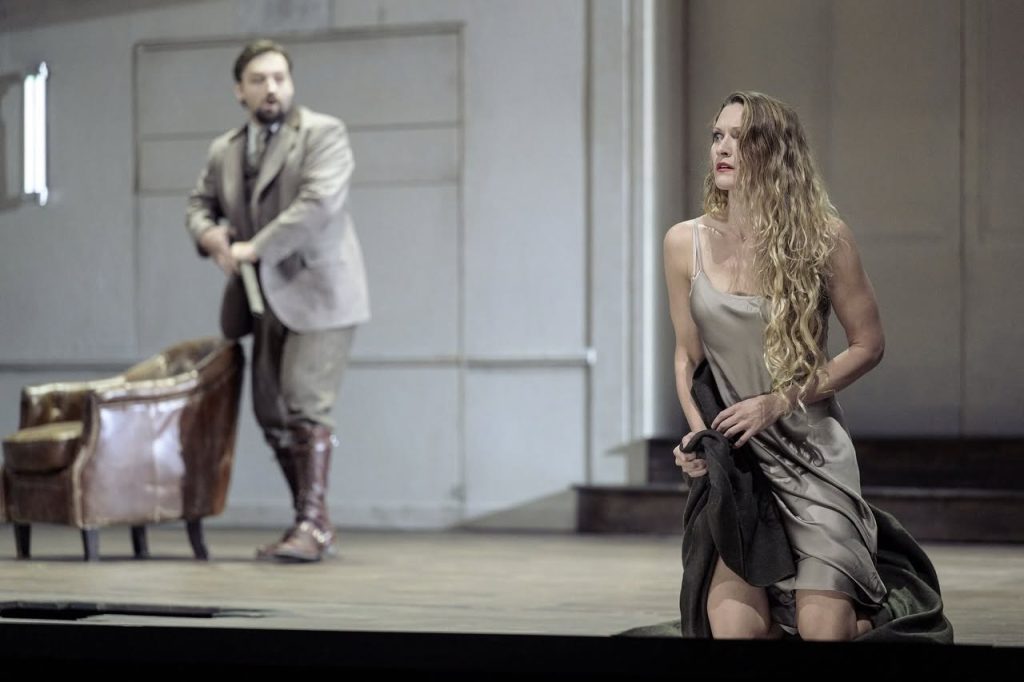 Claude Debussy: Pelleas a Melisanda – Pavol Kubáň, Arnheiður Eiríksdóttir (zdroj Národní divadlo, foto Petr Neubert)